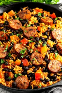 Black Beans and Rice with Sausage