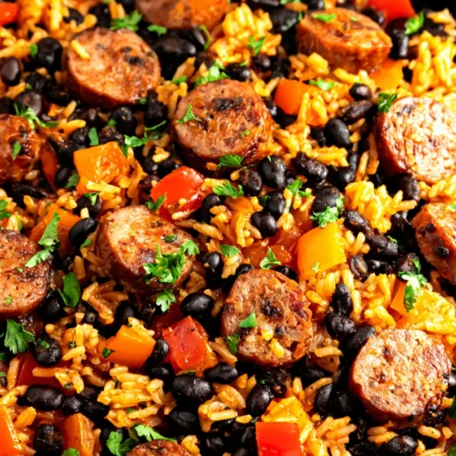 Black Beans and Rice with Sausage
