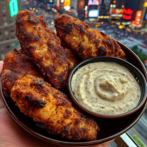 Cajun Chicken Tenders with Creamy Ranch Dip