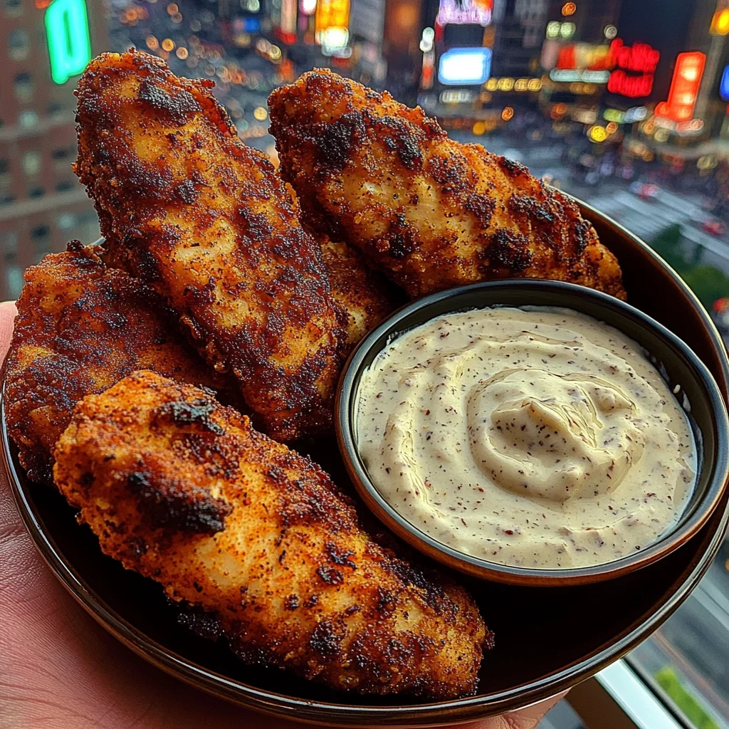 Cajun Chicken Tenders with Creamy Ranch Dip