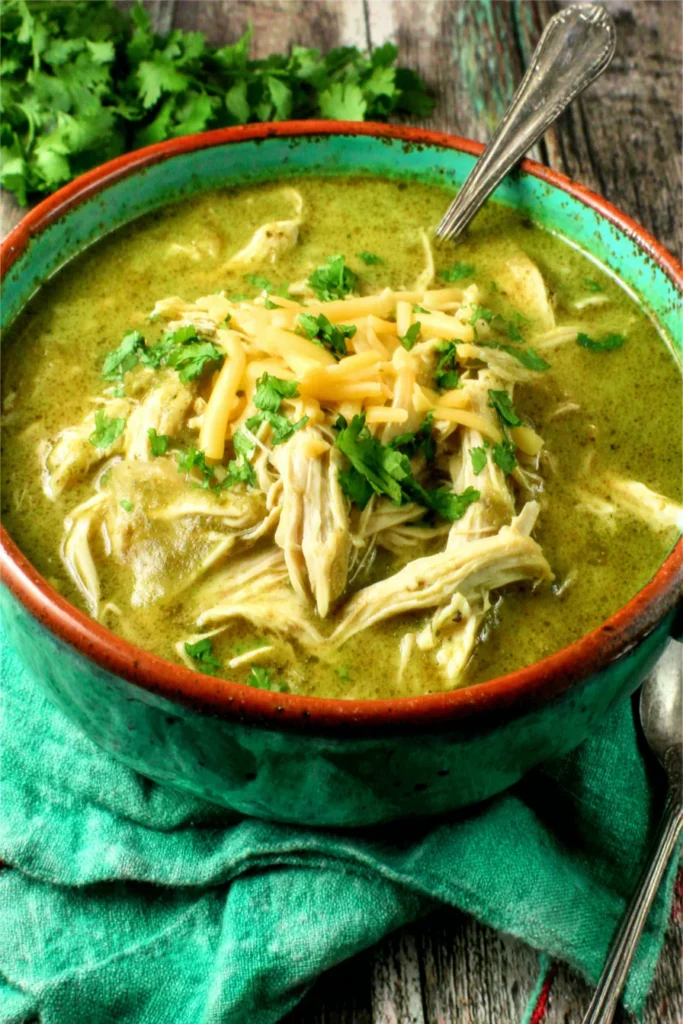 Creamy Green Enchiladas Chicken Soup