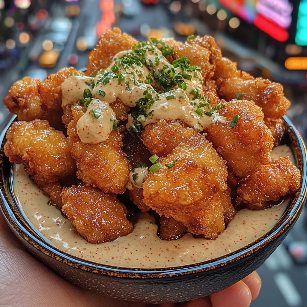 Crispy Chicken Karaage with Yuzu Mayo Dip