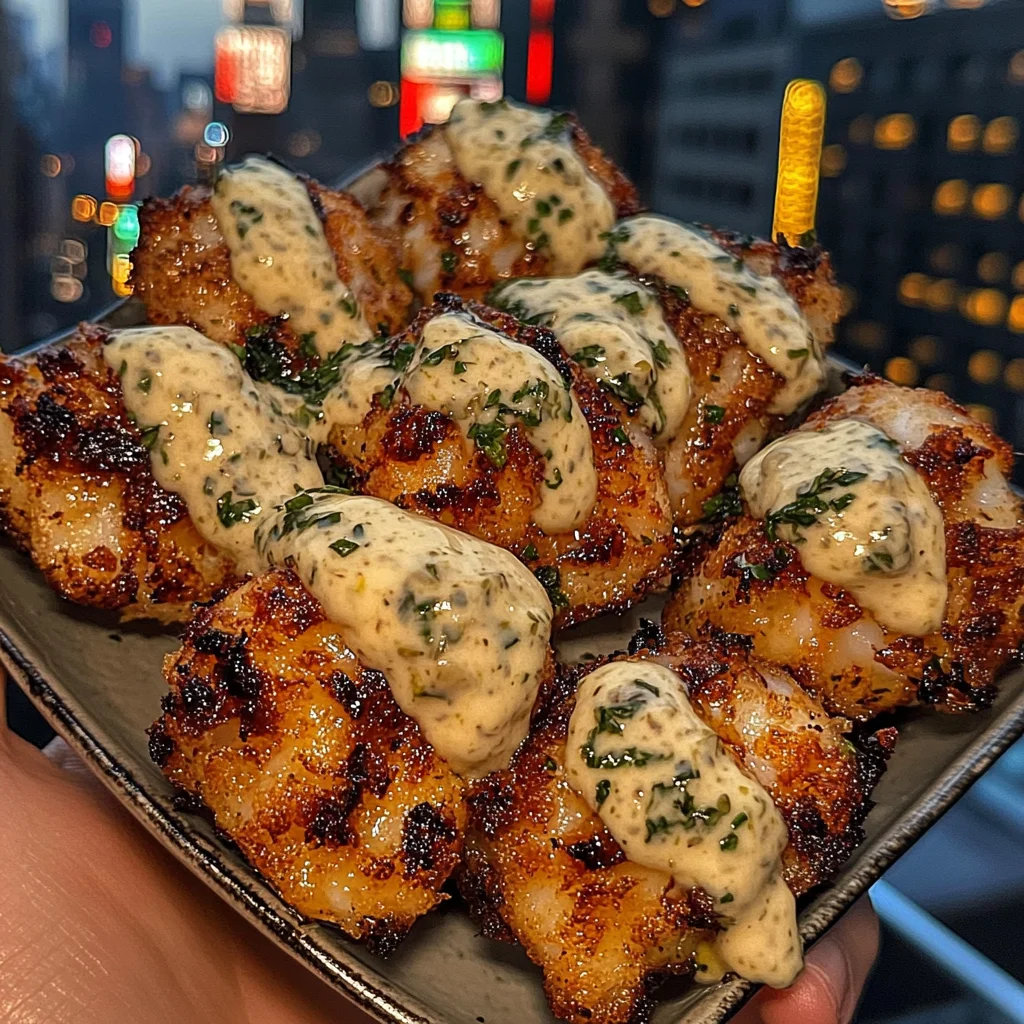 Crispy Fish Bites with Lemon Herb Aioli