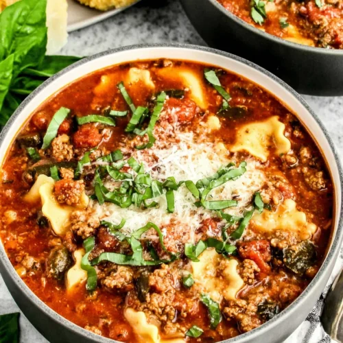 Crockpot Lasagna Soup