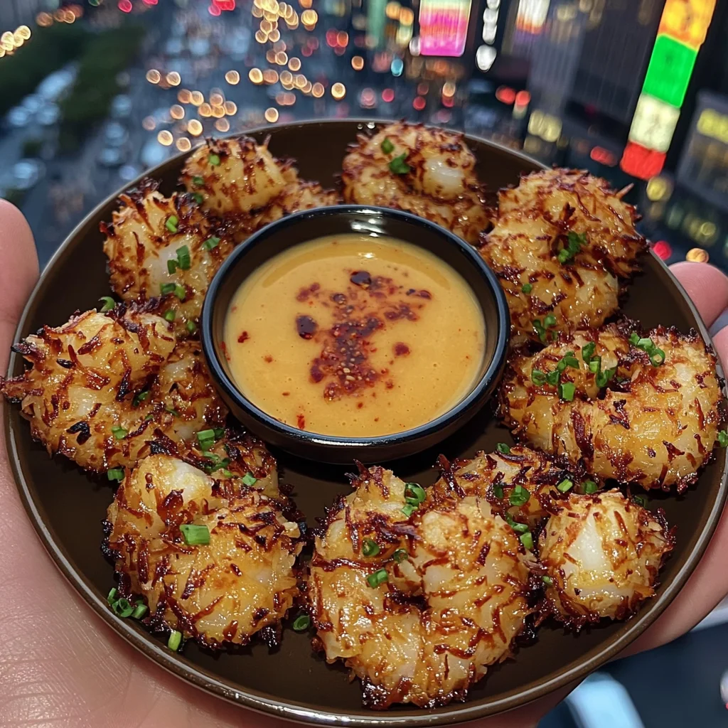 Crunchy Coconut Shrimp with Mango Chili Dipping Sauce