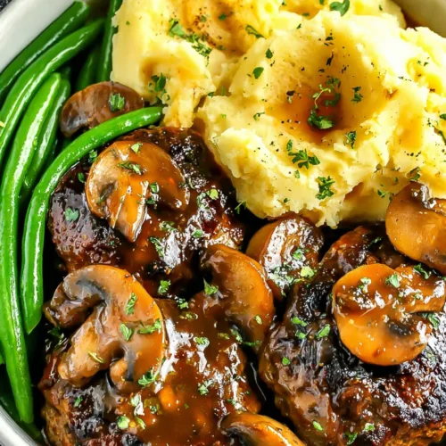 Easy Slow Cooker Salisbury Steak Recipe