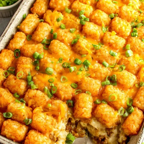 Easy Tater Tot Casserole
