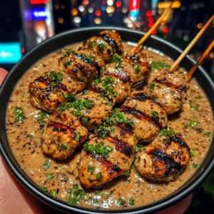 Grilled Chicken Yakitori with Savory Tare Sauce