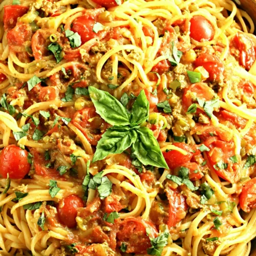 High Protein Cottage Cheese Pasta Sauce