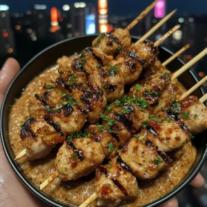 Honey Butter Chicken Skewers with Chili Garlic Dip