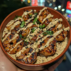 Honey Soy Shrimp Bowls with Garlic Aioli Drizzle
