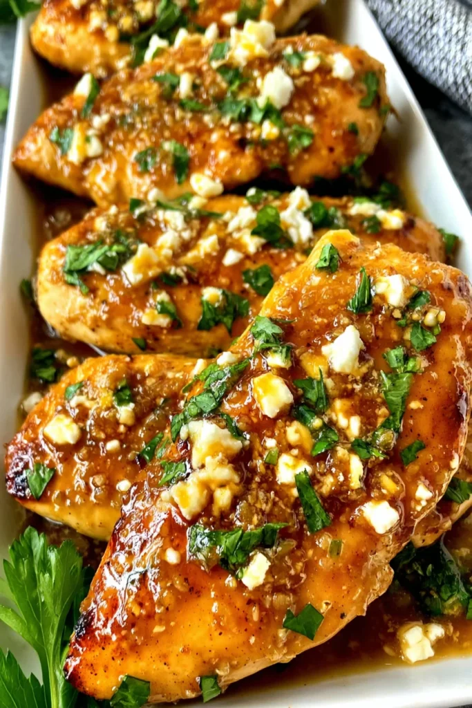 Hot Honey Feta Chicken | Sweet & Spicy in 30 Minutes!