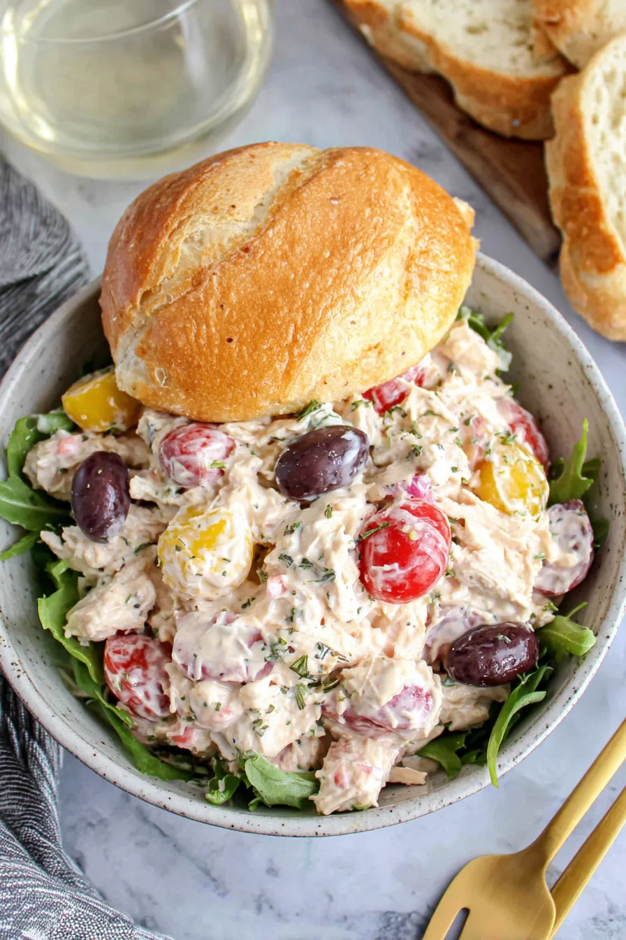 Italian Grinder Chicken Salad