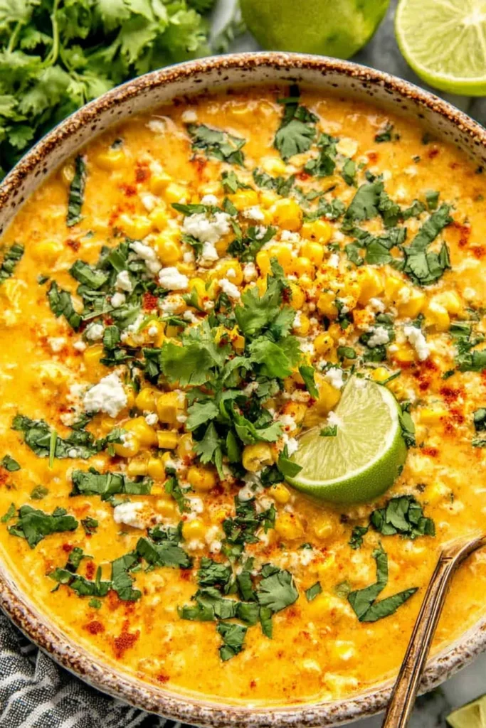 Mexican Street Corn Soup recipe