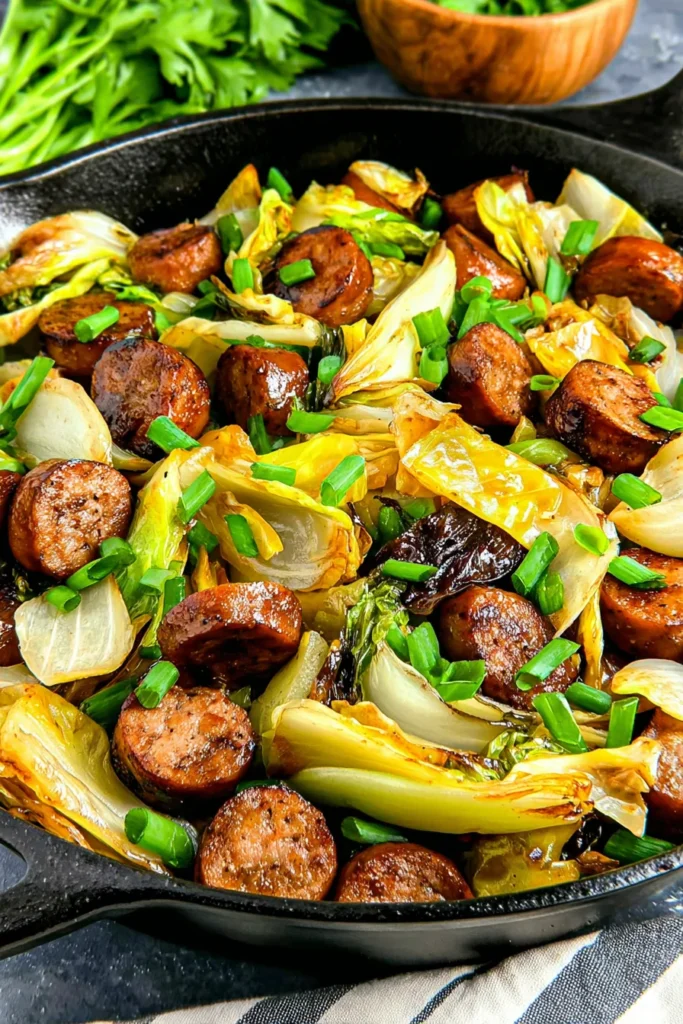 Sausage and Cabbage Stir Fry (30-Minutes)