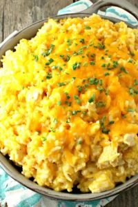Slow Cooker Cheesy Chicken and Rice Recipe