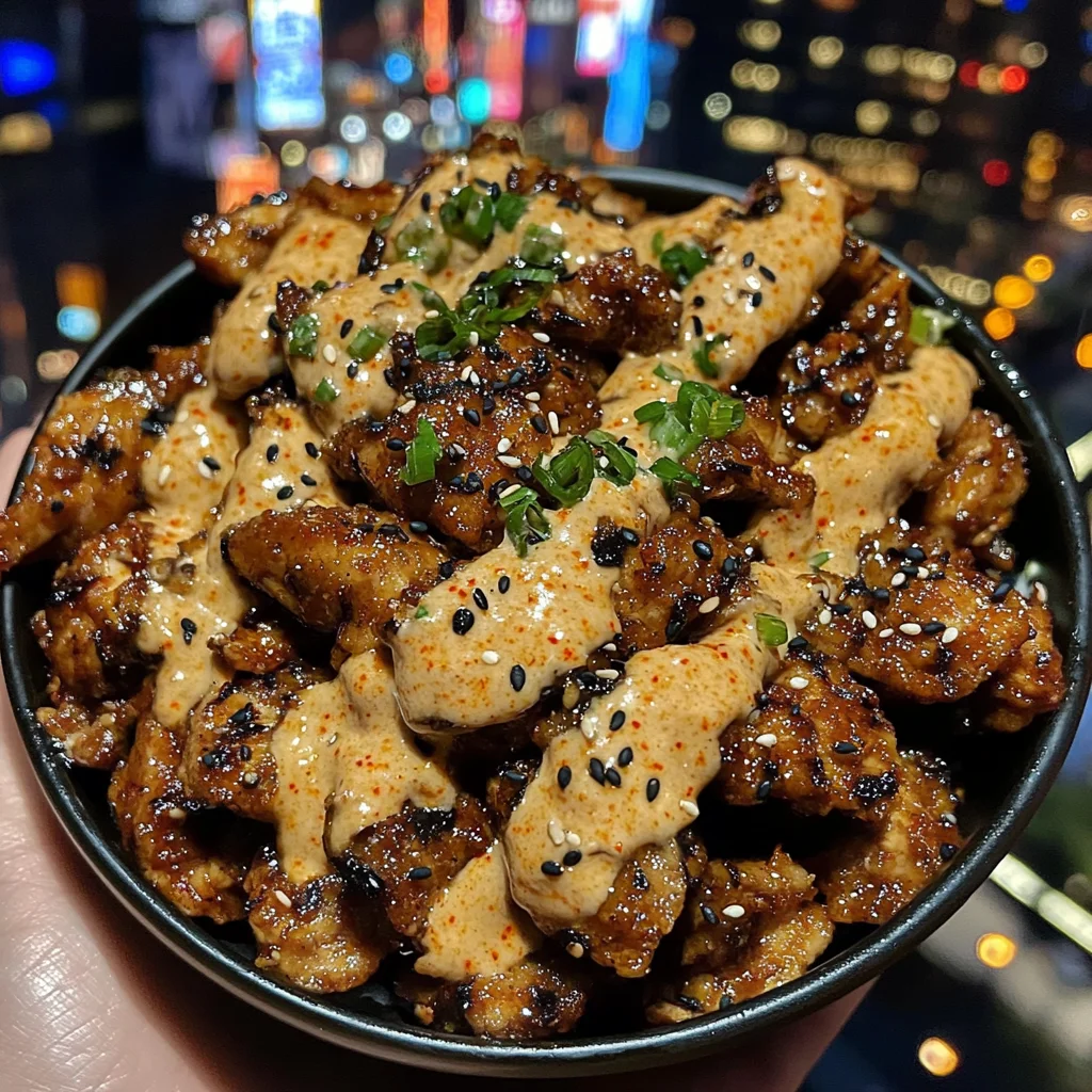 Spicy Chicken Bulgogi Bowls with Chili Mayo Sauce