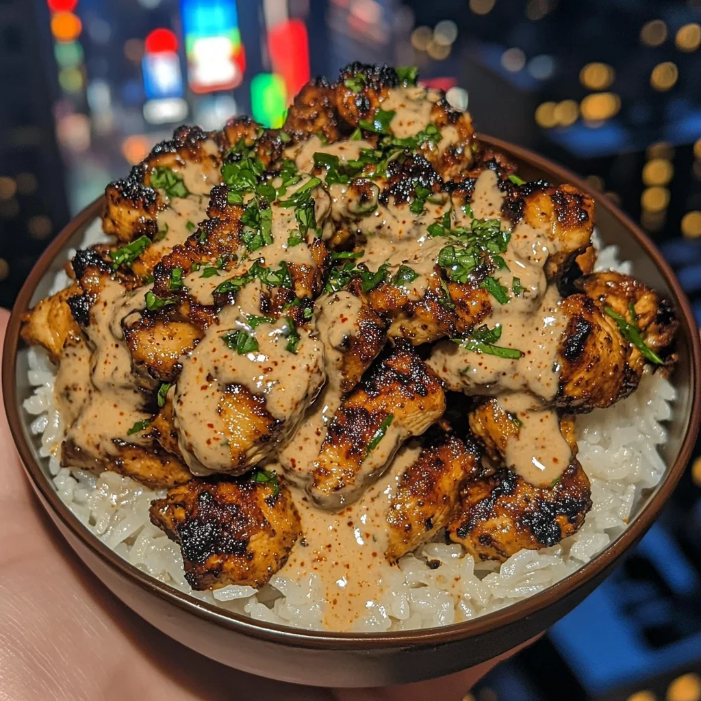 Spicy Chicken Rice Bowls with Chili Garlic Sauce
