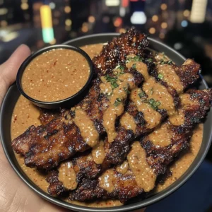 Sticky Korean BBQ Beef Ribs with Gochujang Dipping Sauce