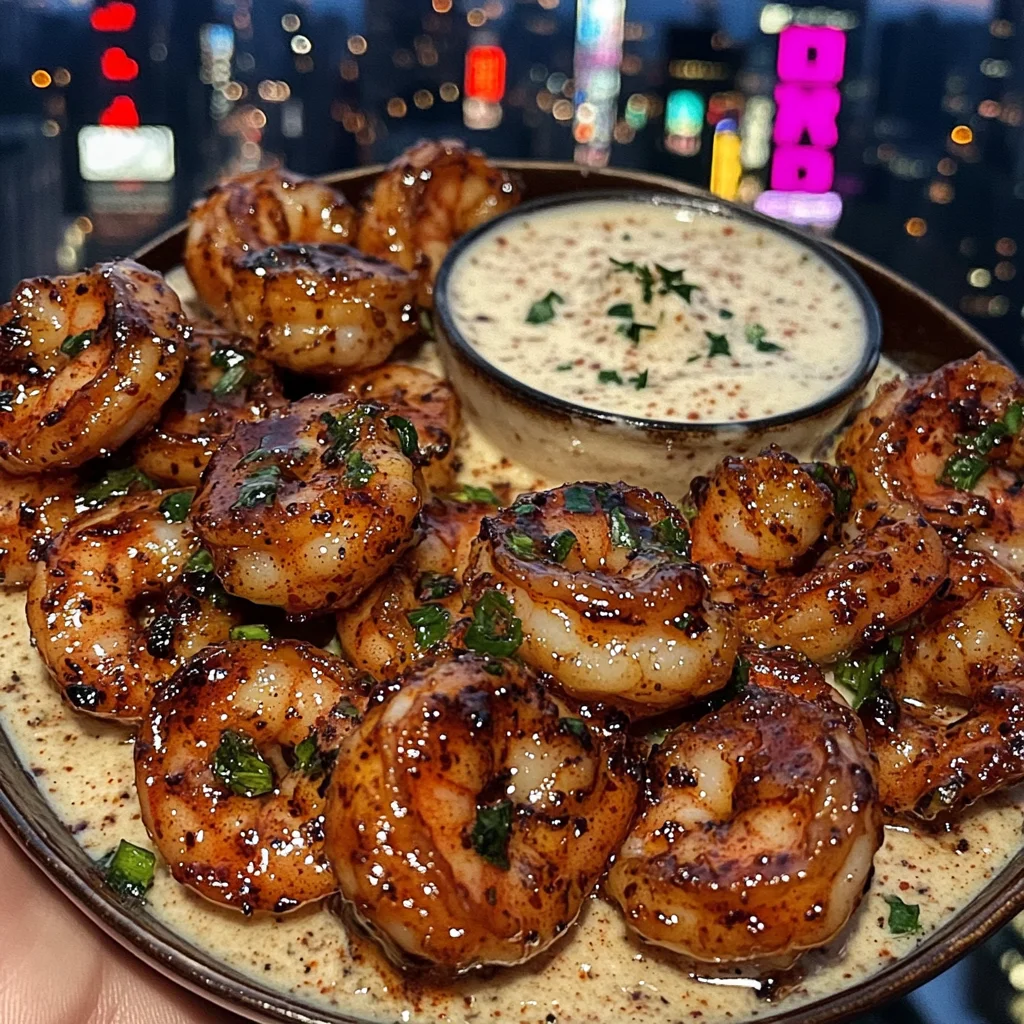 Sweet Chili Glazed Shrimp Bites with Garlic Dip