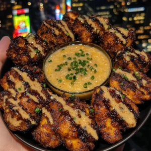Teriyaki Chicken Bites with Pineapple Dip