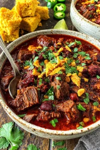 Award Winning Short Rib and Chorizo Chili