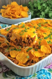 Cheesy Dorito Casserole in 30 Minutes