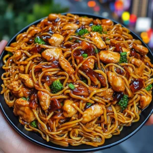 Chicken Chow Mein with the Best Chow Mein Sauce