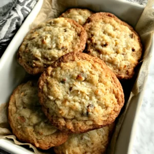 Crispy, Chewy Carolina Coconut Cookies