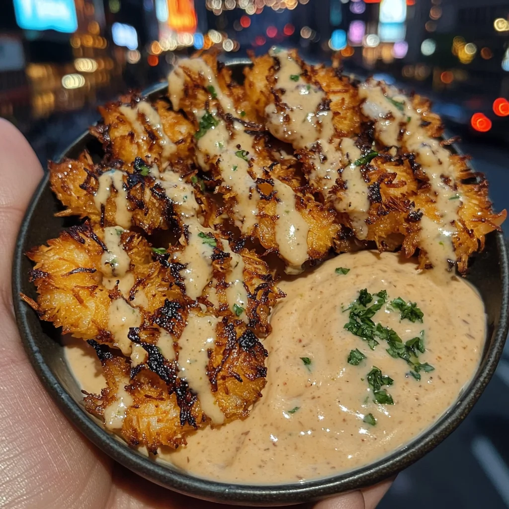 Crispy Coconut Shrimp with Tangy Lime Sauce