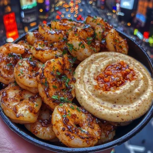 Crispy Garlic Butter Shrimp with Spicy Chili Dip