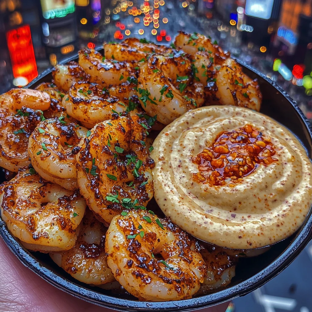 Crispy Garlic Butter Shrimp with Spicy Chili Dip