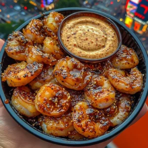 Crispy Honey Garlic Shrimp with Tangy Chili Dip