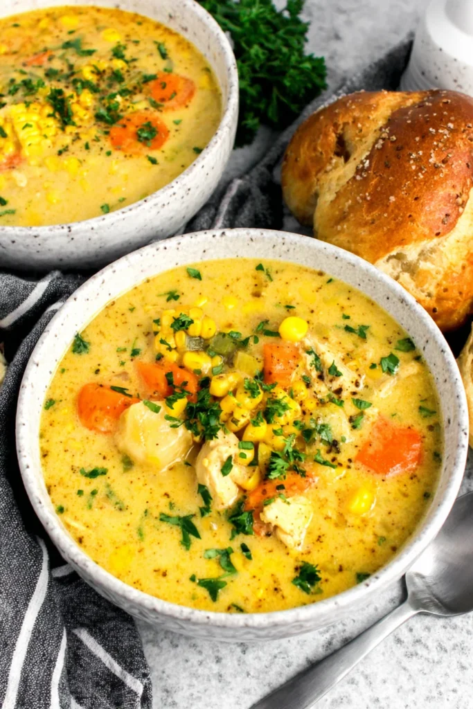 Crockpot Chicken Corn Chowder