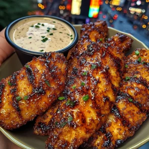 Honey Sriracha Chicken Strips with Ranch Dipping Sauce
