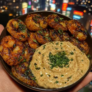 Honey Sriracha shrimps with Creamy Dip Recipe