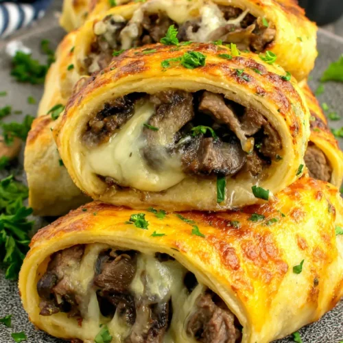 Keto Philly Cheesesteak Rolls - So Tasty & Easy To Make