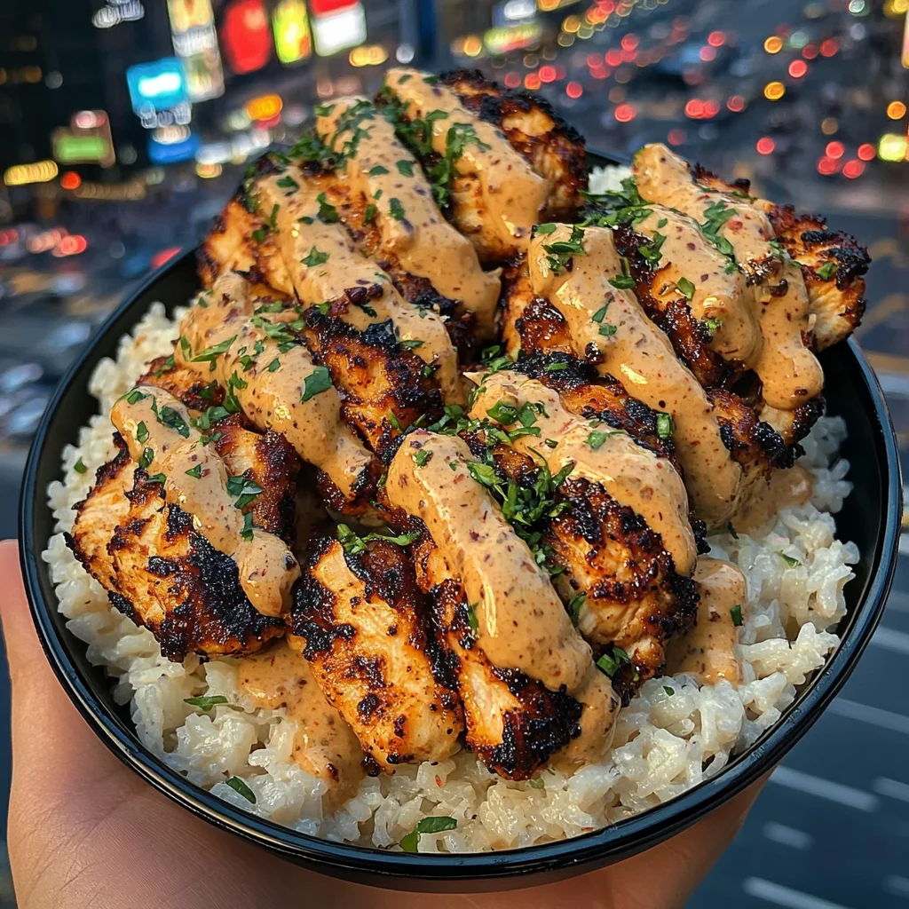 Spicy Chicken Rice Bowls with Smoky Chipotle Sauce
