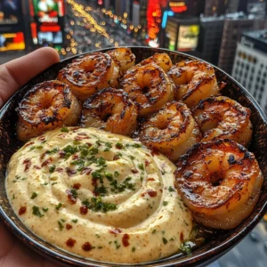 Spicy Garlic Butter Shrimp with Lime Chili Dip