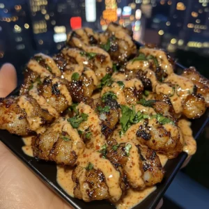 Spicy Garlic Shrimp Bites with Lime Chili Sauce