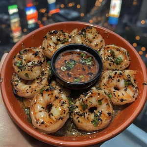 Spicy Soy Glazed Shrimp with Chili Lime Dipping Sauce