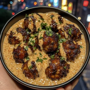 Sticky Honey Butter meatballs with Creamy Chili Dip