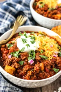 The BEST Texas Roadhouse Chili Recipe (With or Without Beans)