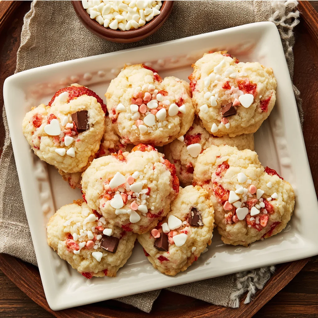Valentine Strawberry Cookies Recipe