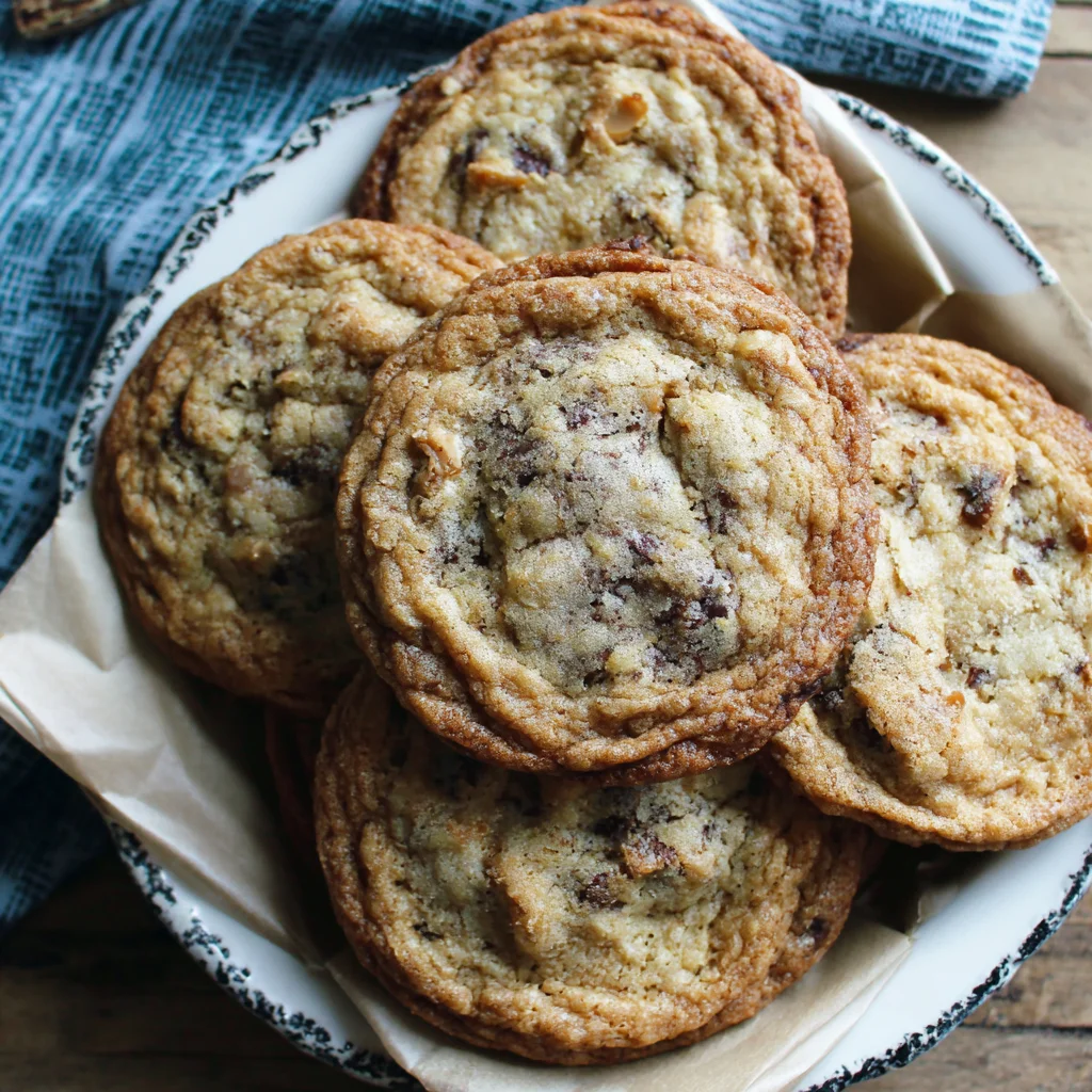 White Chocolate Caramel Chunk Cookies Recipe