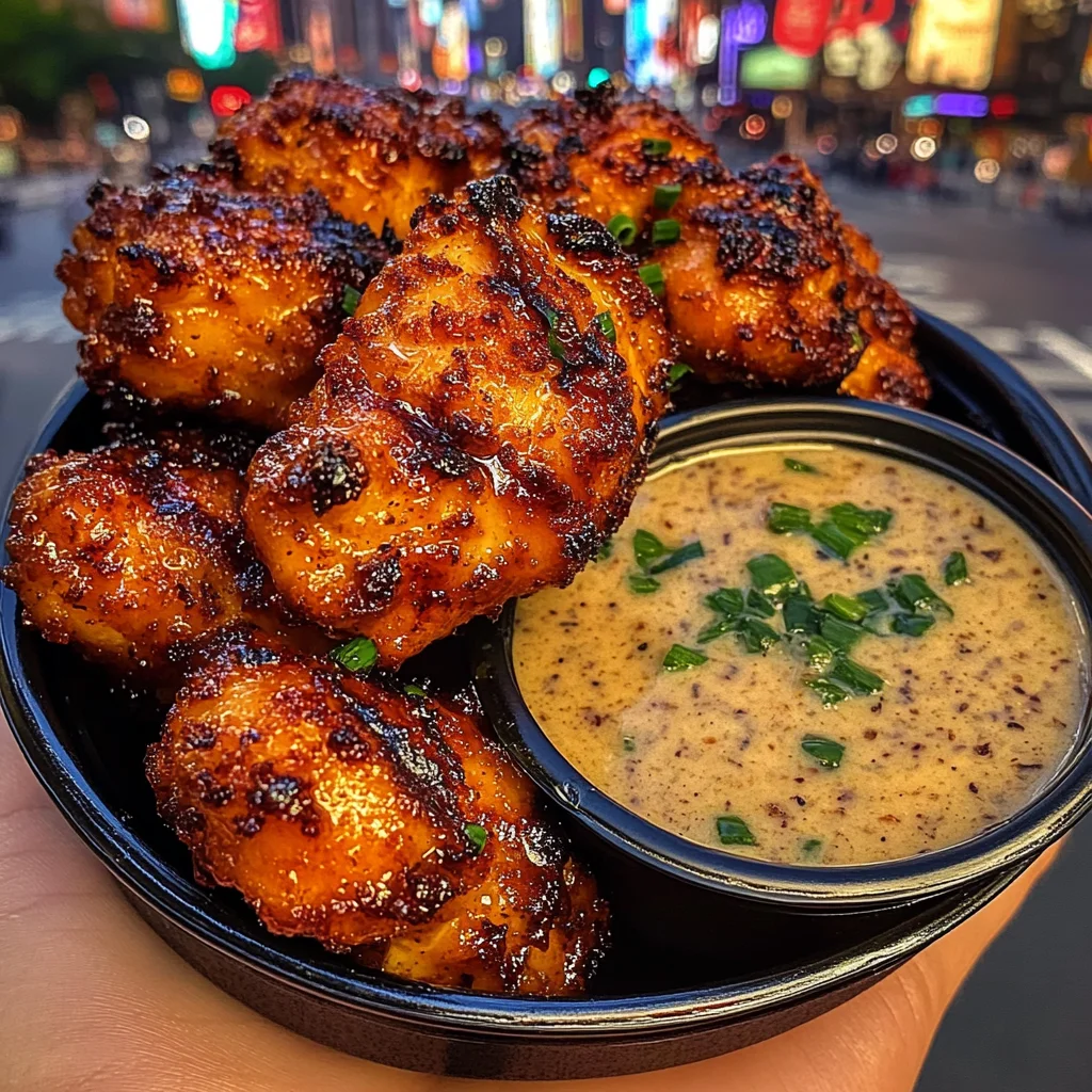 Crispy Asian Chicken Bites with Sweet Ginger Soy Dip
