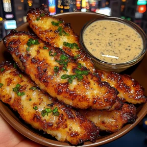 Crispy Cod Strips with Tartar Dipping Sauce