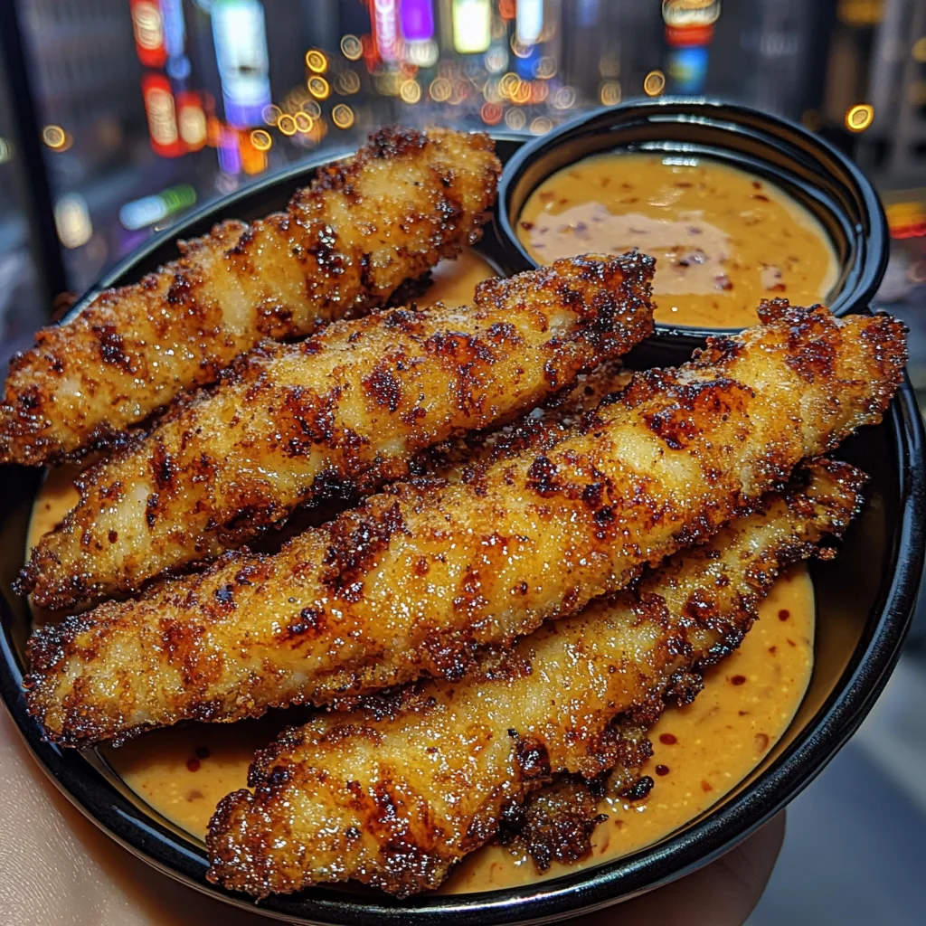 Crispy Fish Strips with Sweet Chili Dipping Sauce