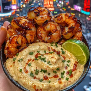 Crispy Honey Garlic Shrimp with Sweet Chili Lime Dip