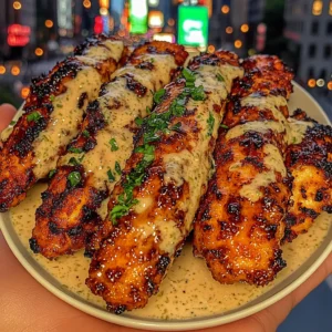Honey Garlic Chicken Tenders with Tangy Lime Ranch